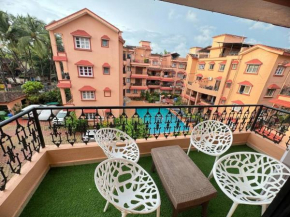 Pool view 1 BHK Near Calangute Beach